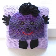 haggis cushion - purple