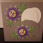 Seed paper card - passion flower 