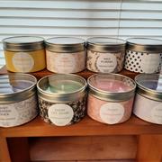 Candle tins - floral 2