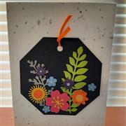 Seed paper card - mixed flowers