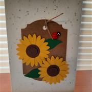 Seed paper card - sunflower 