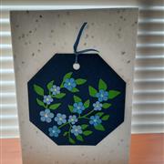 Seed paper card - forget-me-not