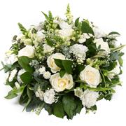 classical white posy