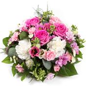 pink &amp; cream posy arrangement