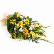 Traditional Bouquet - gold and white