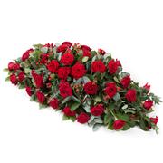 rose coffin spray