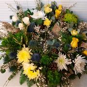 woodland wreath - green