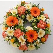 orange &amp; lemon wreath