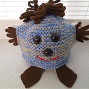 Tea cosy haggis - brown