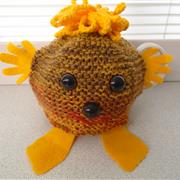 Tea cosy haggis - gold