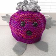 Tea cosy haggis - mauve