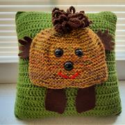 Haggis cushion - green