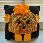 Haggis cushion - black