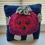 Haggis cushion - navy