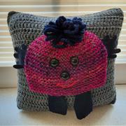 Haggis cushion - dark grey