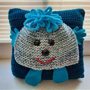 Haggis cushion - teal