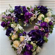 open heart - purple