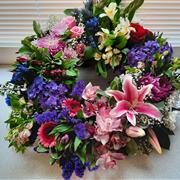 granny&#39;s garden wreath