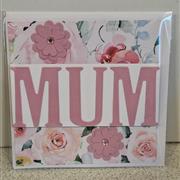 Mothers day card - pink