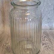 Ribbed vase