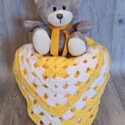 Baby blanket and teddy