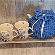 Tea tray - bluebell