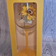 Wine glass  - sunflower