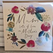 Mothers day card - floral