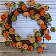 Pumpkin wreath
