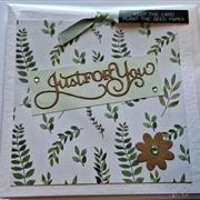 Just for you - green