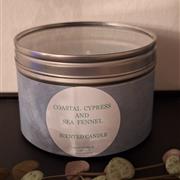 Coastal cypress and sea fennel