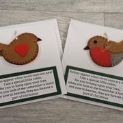 Robindecoration card 